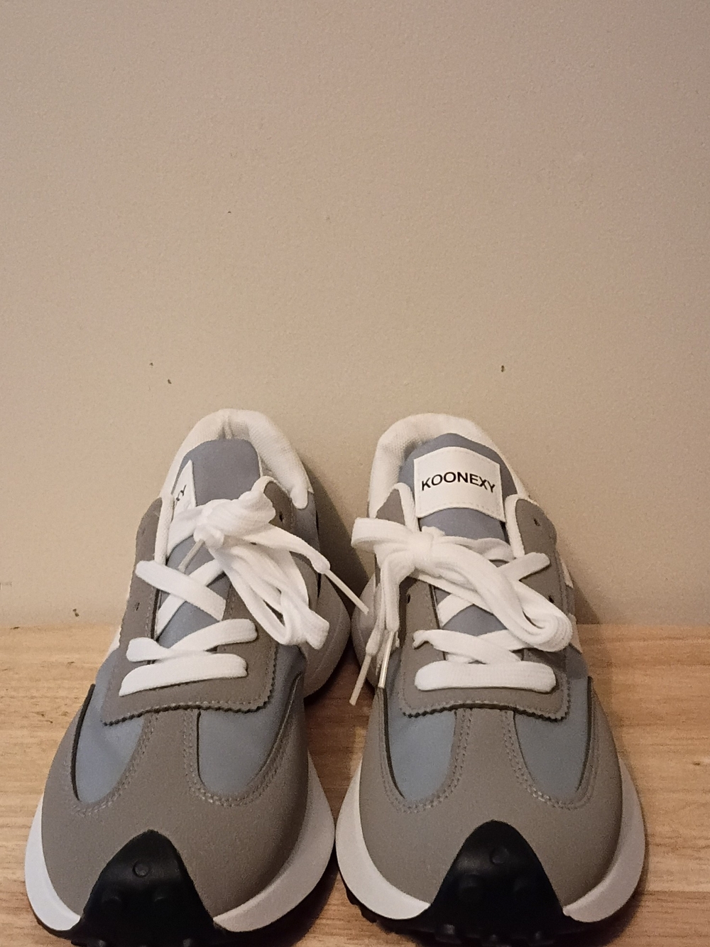 Onex Women's Gray, White and Light Gray Athletic Sneakers